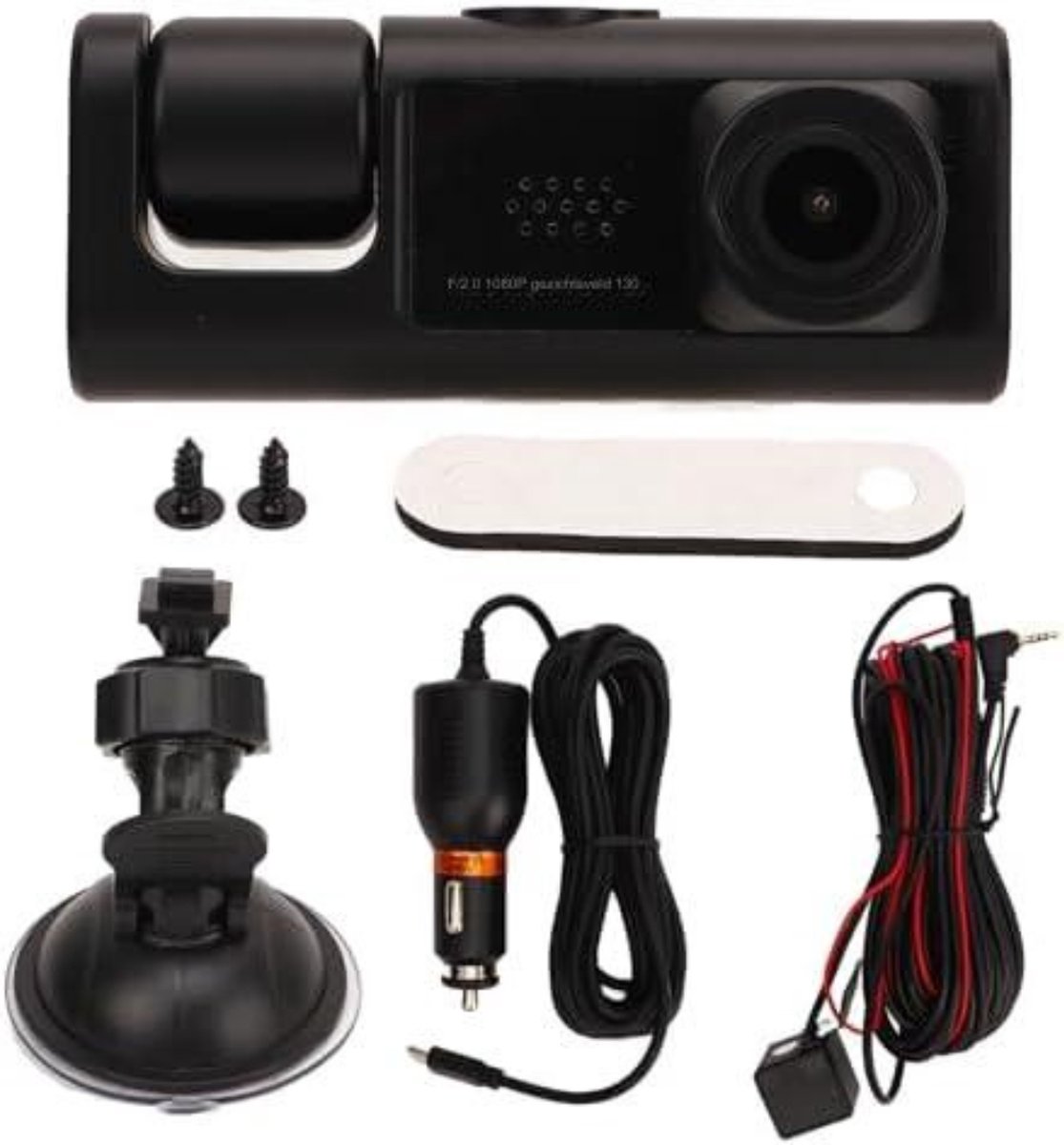 Dual dashcam - Dashcam voor en achter - Auto camera dashcam - Dashcam auto - Dual dashcam voor auto - Zwart – foto 2