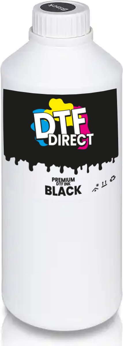 DTFDirect - 1000ml Dtf inkt - Black/Zwart