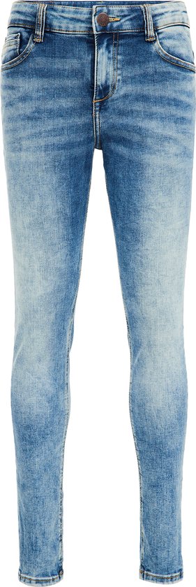WE Fashion Jongens skinny fit jeans met stretch - Maat 158