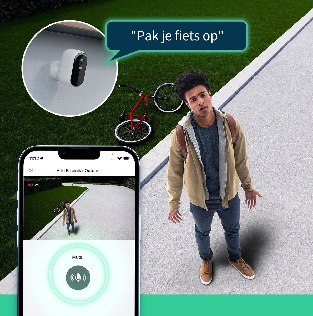 Arlo Essential 2K Draadloze Beveiligingscamera voor Buiten - afbeelding 3