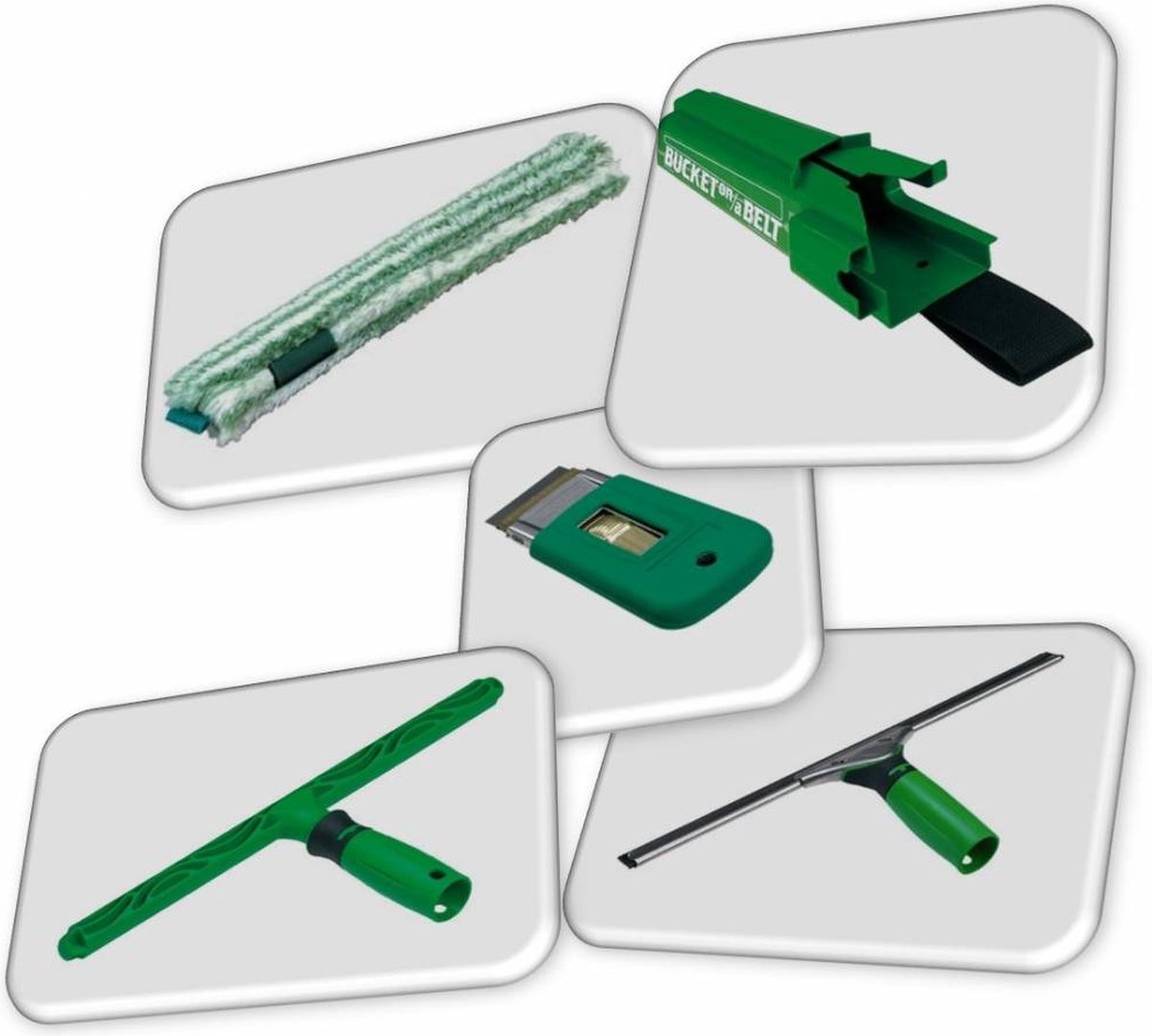 Unger - ErgoTec Startersset (5-Delig) 35cm