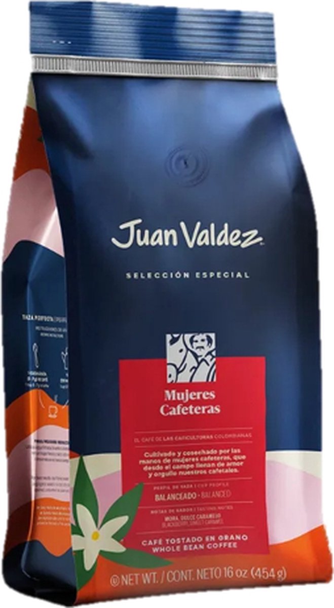 Goedkoopste Juan Valdez - Colombia - Koffiebonen - Mujeres Cafeteras Voordeelverpakking X4