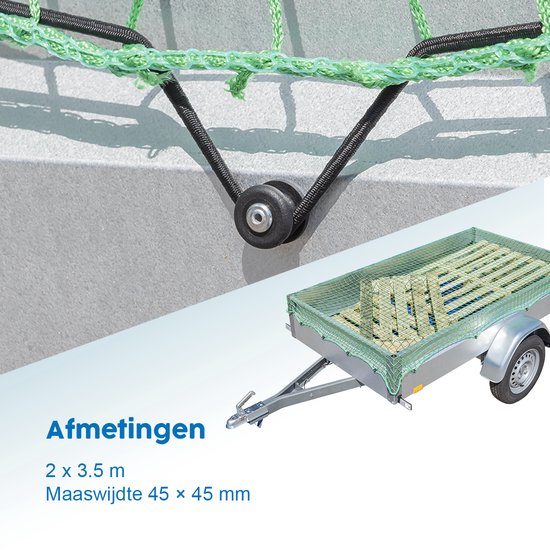 Jumbo Crossafe Aanhangernet 175 x 300 cm maat M