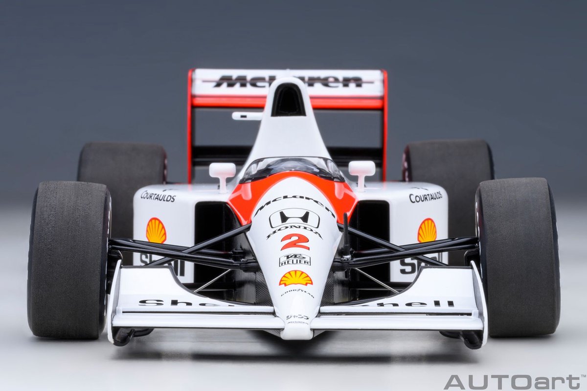 AUTOart 1/18 McLAREN HONDA MP4/6 - 1991 #2 G. Berger, met McLaren logo (89151)