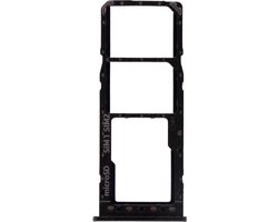 Simkaart houder geschikt voor Samsung Galaxy A10 A105 - Simcard Holder - Zwart