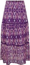 Only Rok Onlviva Life Maxi Jupe Ptm 15314981 Violet Magic/ethnique Reb Femme Taille - XS