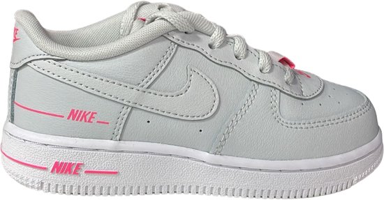 Nike air force 1 grijs roze hotsell