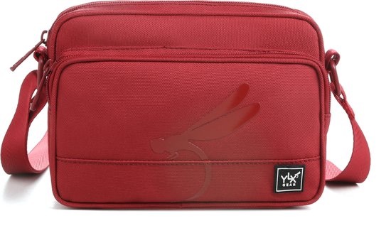 YLX Adair Crossbody Bag | Brick Red | Rood | Dames | Heren| Eco-vriendelijk