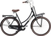 Vélo de transport Popal Daily Dutch Basic+ N3 VB - Vélo de ville - Femme - 57 centimètres - Zwart mat