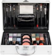 make-up set - Fashion Train Koffer met Professionele Make-up Kit voor Ogen, Gezicht, Nagels & Lippen - Make-up Cadeau Set voor Meisjes, Tieners en Vrouwen - Beauty Case