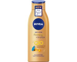 NIVEA Q10 Firming + Bronze Body Lotion - Stevigere Huid en Natuurlijk Gebruinde Look - Hydrateert Intensief - Bodylotion - 400 ml