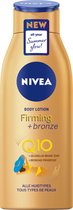 NIVEA Q10 Firming + Bronze Body Lotion - Stevigere Huid en Natuurlijk Gebruinde Look - Hydrateert Intensief - Bodylotion - 400 ml - Moederdag Cadeautje