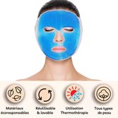 Masque gel - Masque visage - Soin du visage - Réutilisable - Utilisation à froid - Utilisation tiède