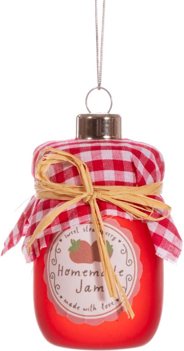 Sass & Belle Jampot kerstbal - Sass & Belle Rood