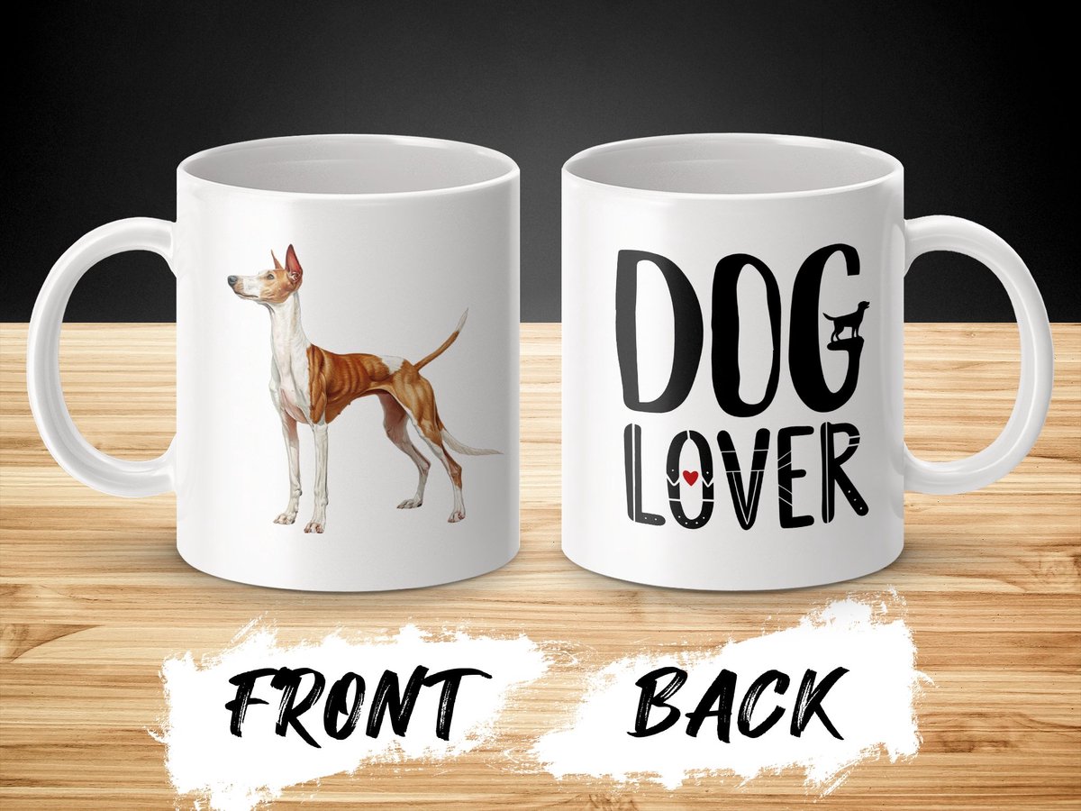 Mok Ibizan Hound dog - hond / dog lover