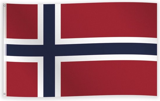 CHPN - Vlag - Vlag van Noorwegen - Noorse vlag - Noorse Gemeenschaps Vlag - 90/150CM - Norway flag - NO - Oslo