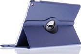*** Ipadhoes - Tablethoes - Geschikt voor Apple iPad - 360° Draaibare Bookcase - Donkerblauw - Tablet Hoes voor Pro 12.9 - Beschermhoes voor iPad - Generatie 1/2 (2015 - 2017) - van Heble® ***