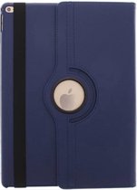 *** Ipadhoes - Tablethoes - Geschikt voor Apple iPad - 360° Draaibare Bookcase - Donkerblauw - Tablet Hoes voor Pro 12.9 - Beschermhoes voor iPad - Generatie 1/2 (2015 - 2017) - van Heble® ***