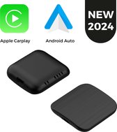 GajiStore - Android Auto Apple CarPlay Dongle - 2 in 1 dongle - Draadloos - Nieuw 2024 Model - Android Auto - CarPlay
