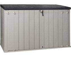 Toomax Stora Way opbergbox en containerbox - 2770L - Grijs - weer- en vorstbestendig - zeer geschikt als kussenbox of containerbox voor in de tuin