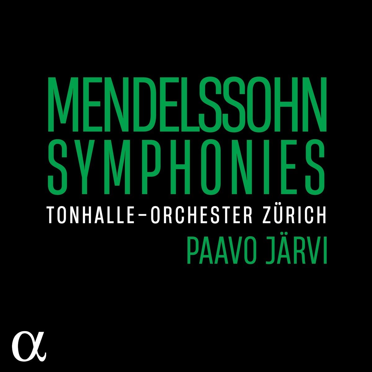 Tonhalle-Orchester Zurich, Paavo Järvi - Mendelssohn: Symphonies (4 CD)