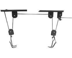 Recalma Fietslift - 60 Kg draagkracht - Fietstakel - Universeel ophangsysteem - Elektrische fiets - Zwart