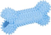 Springos Dog Toy - Os à mâcher - Récupération - Chiens - Jouet - Blauw - Caoutchouc