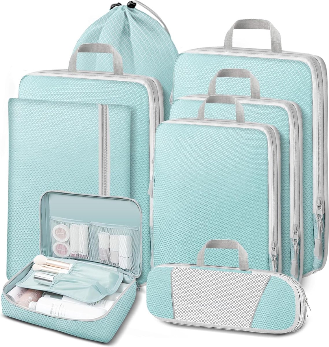 Packing Cubes Backpack - Backpack Organizer - Packing Bags Backpack - Packing Cubes Compression - Compression Cube
