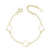 Goud Armband Dames - Gouden Armband Dames - Goudkleurige Armband Dames - Stacking Armband- Amona Jewelry