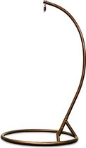Bol.com Rijoka Frame standaard voor Hangstoel - Draagkracht 120kg - 105x105x190cm - Bruin - Large aanbieding