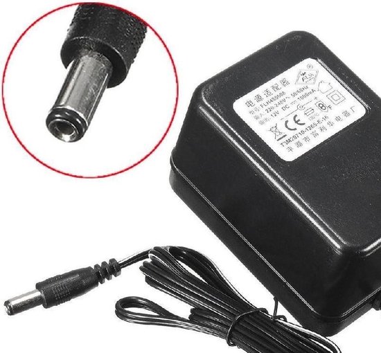 Oplader / Adapter 12V elektrische kinderauto / accuvoertuig