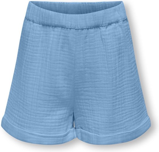 ONLY KOGTHYRA SHORTS WVN Pantalon Filles - Blue bonheur - Taille 164