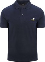 ANTWRP - Poloshirt Pigeon Navy - Modern-fit - Heren Poloshirt Maat S