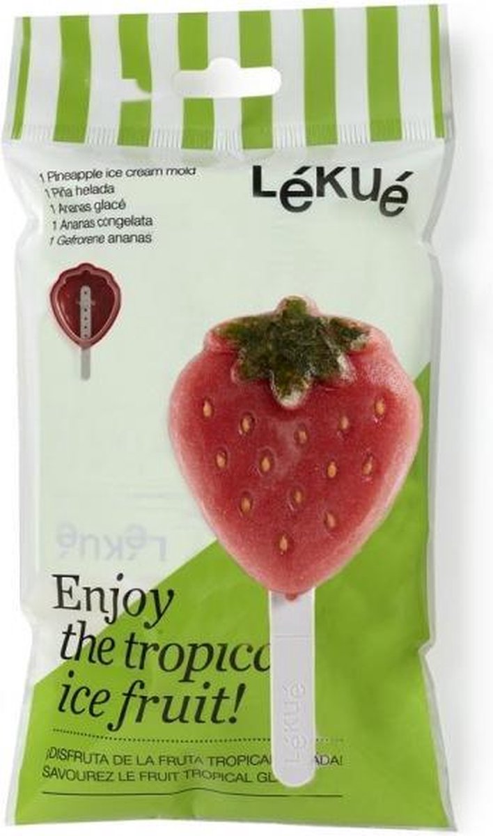 LEKUE - Ijs - Ijsvorm Aardbei