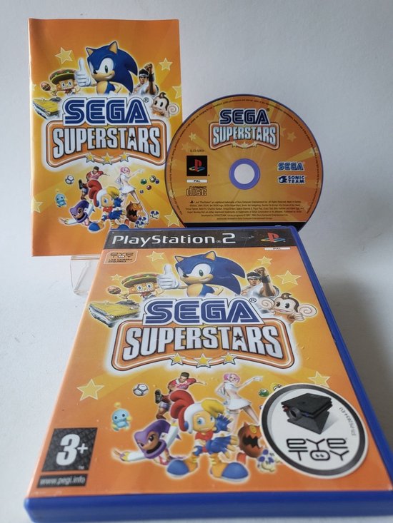 Jeu SEGA SUPERSTARS Pour PS2 Playstation 2 - Version FR - Très Bon état Complet