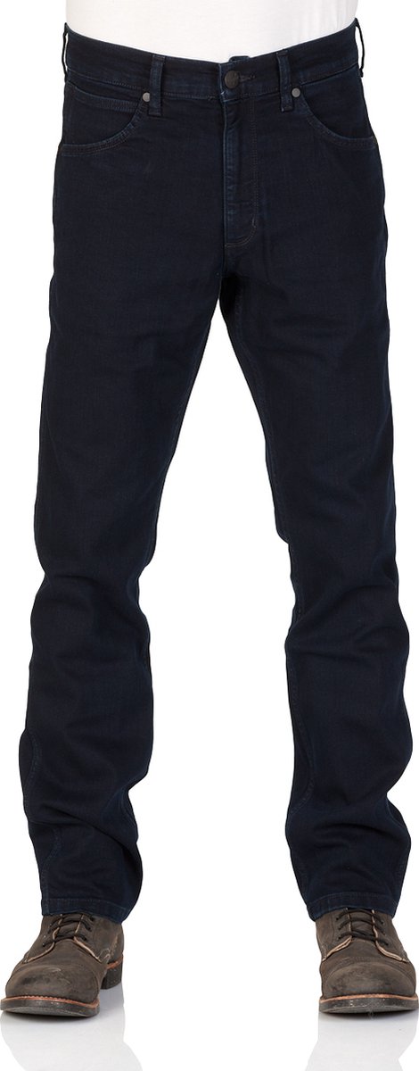 Wrangler Greensboro Heren Tapered Fit Jeans W32 X L30 Zwart