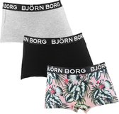 Björn Borg meisjes cotton stretch 3P mini boxershorts basic leafs multi - 158/164