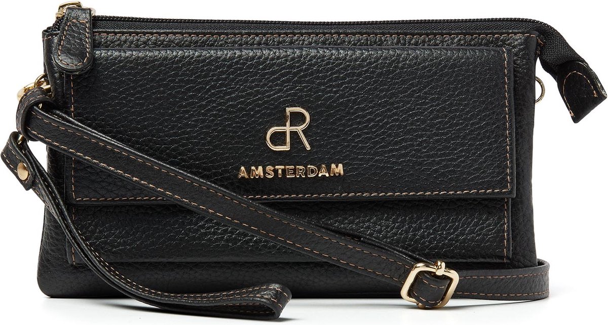 dR Amsterdam Schoudertas / Clutch - Mint - Black