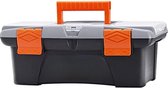 Gereedschapskist Leeg - Gereedschapskoffer Leeg - Gereedschapskoffer - 13 inch - Zwart|Grijs|Oranje