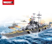 WOMA The Cruiser Battle - Bouwpakket - Bouwblokken - Bouwset - 3D puzzel - Mini blokjes - Compatibel met Lego bouwstenen - 538 Stuks