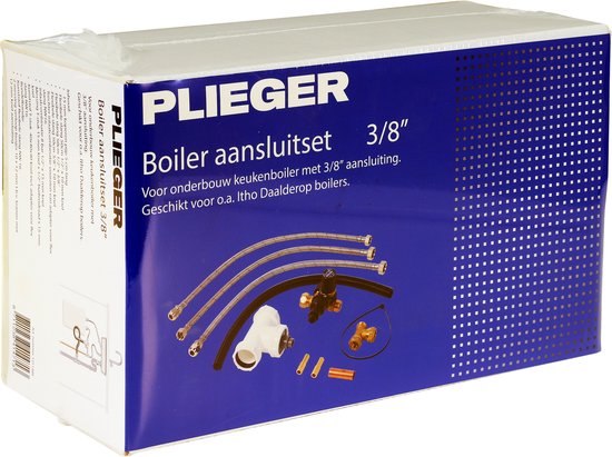 Plieger Complete Boileraansluitset - 3/8 - Voor Daalderop Boilers