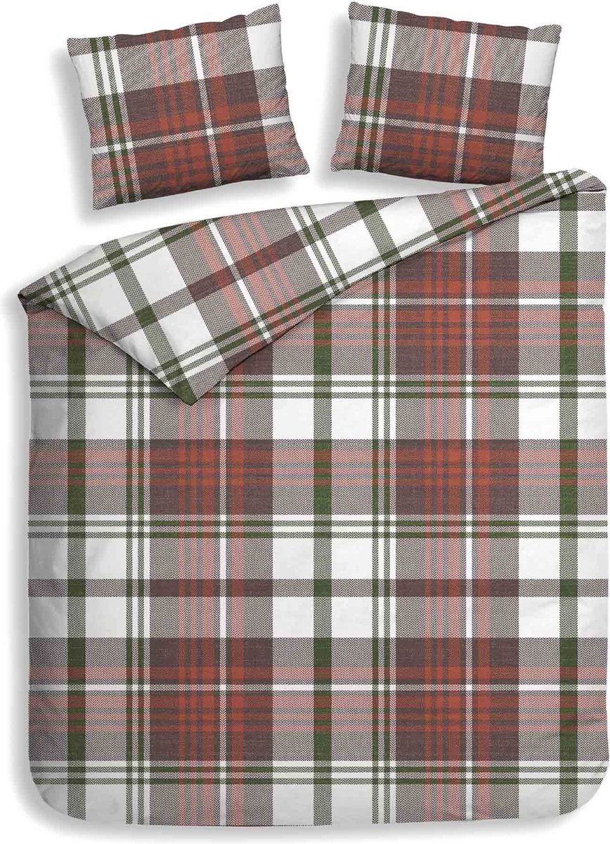 Heckettlane Heckett & Lane Flanel Dekbedovertrek Kabil (Multi) - 200x200/220 cm
