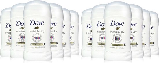 Dove Deo Stick Invisible Dry - Voordeelverpakking 12 x 40 ml