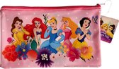 Disney Princess - Trousse - princesses - rose - Ariel - Belle - Cendrillon - Aurora - Blanche Neige