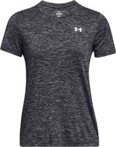 Under Armour Tech SSC - Twist Dames Sportshirt - Zwart - Wit