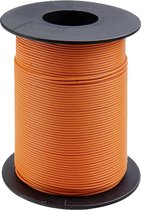 Donau Elektronik 125-S25-7 Fil de câblage 1 x 0.25 mm² orange 25 m