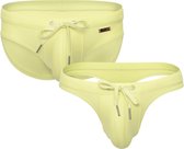 Sukrew Torrent Swim 1 x Slip + 1 x String Multipack - Sorbet Citron - Taille XL