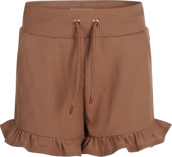 No Way Monday- Meisje Shorts Faded Brown -maat 110