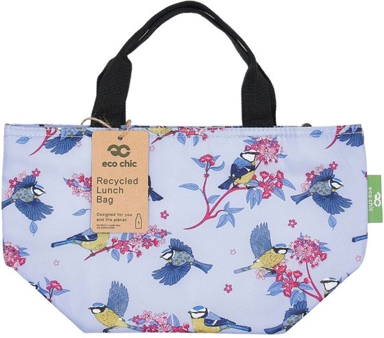 Fluf Eco Zipper Lunch Bag – Dot Green