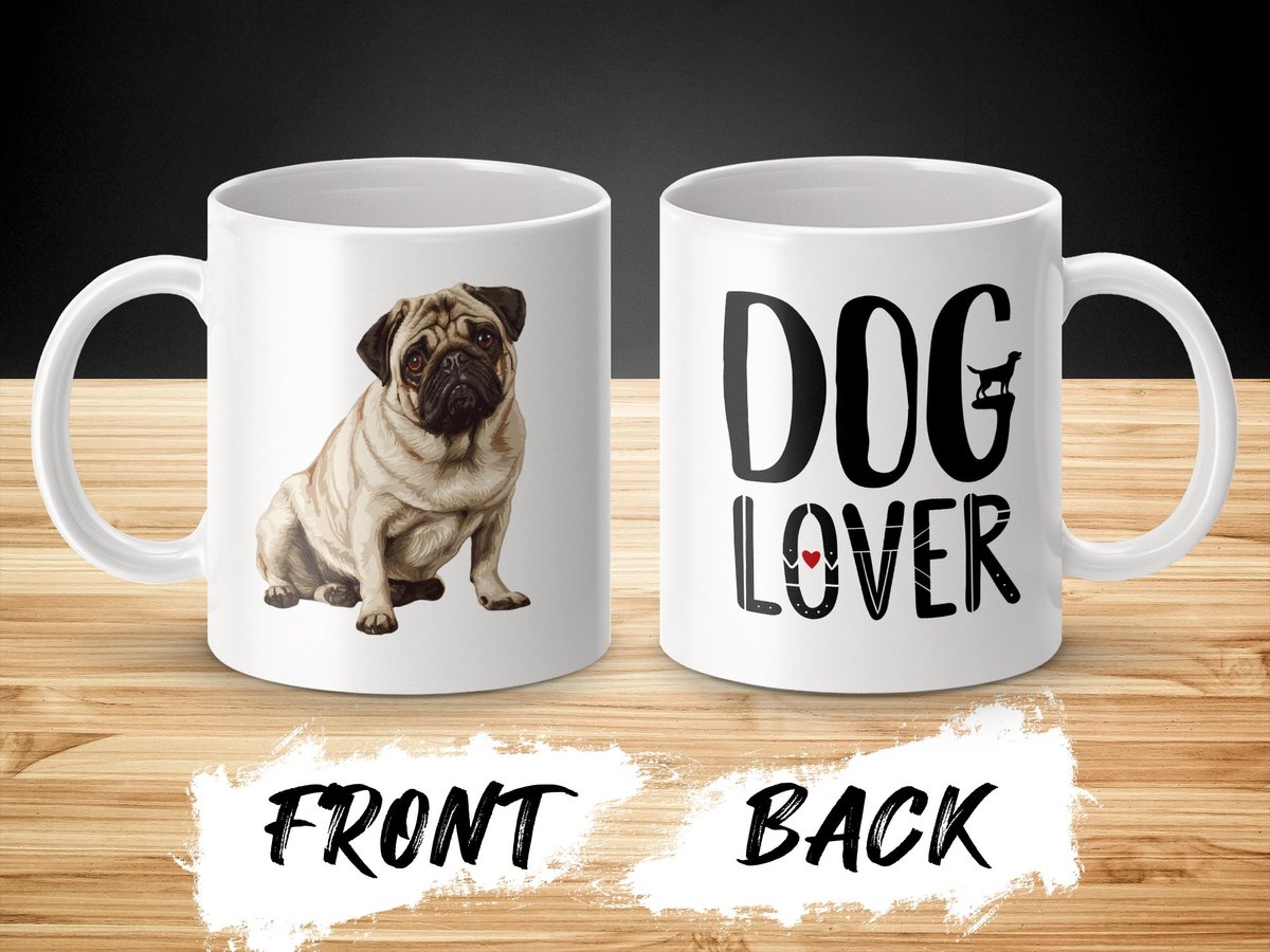 Mok Pug dog hond/ dog lover